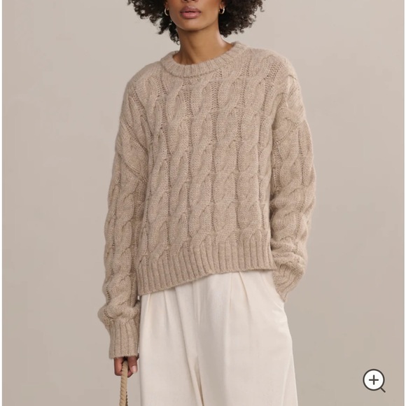 JENNI KAYNE Cable Serena Crewneck size S